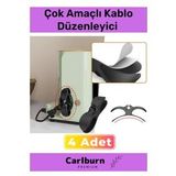 Özel Üretim Bilgisayar Notebook Şarj Kablosu Mutfak Çok Amaçlı Kablo Sarma Düzenleyici 4 Adet