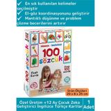 Özel Üretim Çocuk Hafıza Zeka Koordinasyon Geliştirici Eğitici Ingilizce Türkçe Ilk 100 Sözcük Kart