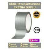 Özel Üretim Çok Amaçlı Su Geçirmez Sızdırmaz Güçlü Dayanıklı Izolasyon Gri Tamir Bandı 48 mm 10 mt 2