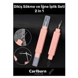 Özel Üretim Çok Fonksiyonlu Ergonomik Tasarım Pratik Hızlı Dikiş Sökme ve Iğne Iplik Seti 2 In 1