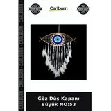 Özel Üretim Dekoratif Duvar Süsü Bohem El Yapımı Hediye Aksesuar Göz Düş Kapanı Büyük No:53