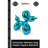 Özel Üretim Dekoratif Modern Salon Biblo Aksesuar Polyester Balloon Dog Köpek Figürü Alk5443