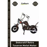 Özel Üretim Dekoratif Retro Tasarım Koleksiyonluk Masaüstü Ofis Aksesuar Dayanıklı Model Metal Motor Vitrin
