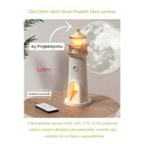 Özel Üretim Deniz Feneri Projektör Gece Lambası Rahatlatıcı Romantik Ambiyans Ay Işığı 2400 mAh