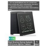 Özel Üretim Dijital Kalemli Çocuk Eğitim Tableti Grafik Ders Not Ödev Resim LCD Writing Tablet Siyah