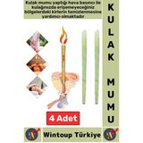 Özel Üretim Doğal Basınçlı Kulak Zor Nokta Kir Temizleme Indian Aromaterapi Renkli Kulak Mumu 4 Adet