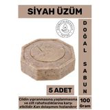 Özel Üretim Doğal Güzel Kokulu Yenileyici Cilt Onarıcı Yaşlanma Karşıtı Siyah Üzüm Sabunu 5 Adet