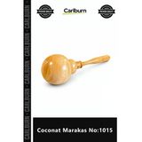 Özel Üretim Doğal Hindistan Cevizi Ritim Perküsyon Vurmalı Çalgı Aleti Coconat Marakas No1015