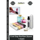 Özel Üretim Doldurulabilir Alüminyum Gövde 5 ml Seyahat Tipi Şık Minimalist Sprey Cep Parfüm Şişesi