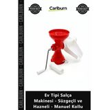 Özel Üretim Domates Biber Sos Püre Alet Ev Tipi Salça Makinesi Süzgeçli Hazneli Manuel Kollu
