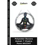 Özel Üretim Duvar Dekoru Ev Aksesuarı Polyester Duvara Asmalı 7 Chakra Pano Alk2347