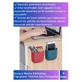 Özel Üretim Duvara Monte Edilebilen Yapışkanlı Güçlü Tasarım Telefon Şarj Istasyonu 4 Adet