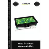 Özel Üretim Eğlenceli Ofis Hediyesi Mini Golf Seti Portatif Masaüstü Masa Üstü Golf Oyunu Alk5349
