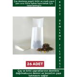 Özel Üretim Ekonomik Pratik Siyah Çay Bitki Çayı Karışım Filtre Kahve Demleme Filtresi Poşet 26 Adet