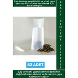 Özel Üretim Ekonomik Pratik Siyah Çay Bitki Çayı Karışım Filtre Kahve Demleme Filtresi Poşet 52 Adet