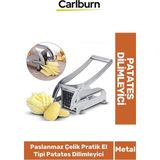 Özel Üretim Ergonomik Dayanıklı Paslanmaz Çelik İnce Eşit Bölen Pratik El Tipi Patates Dilimleyici