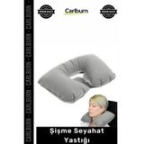 Özel Üretim Ergonomik Konforlu Boyunluk Uçak Otobüs Otomobil Pratik Yumuşak Şişme Seyahat Yastığı