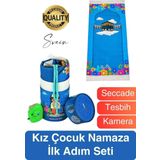 Özel Üretim Erkek Çocuk Namaza İlk Adım Seccade Tesbih Seti Oğlumun Seccadesi Oyun Hazırlık Hediye
