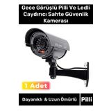 Özel Üretim Ev Apartman Bahçe İş Yeri Gece Görüşlü Pilli Ve Ledli Caydırıcı Sahte Güvenlik Kamerası