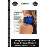 Özel Üretim Fizik Tedavi Rahatlama El-Ayak-Vücut İçin Duyu Uyarıcı Dikenli Masaj Topu-7.5Cm