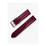 Özel Üretim Floater Bordo Deri Saat Kayışı | 18 mm Ölçülerinde