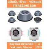Özel Üretim Gürültü Engelleyici Titreşim Önleyici Kauçuk Çamaşır Bulaşık Makinesi 12 Adet Ayak Pedi