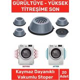 Özel Üretim Gürültü Engelleyici Titreşim Önleyici Kauçuk Çamaşır Bulaşık Makinesi 20 Adet Ayak Pedi