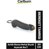 Özel Üretim Hediye Antik Roma Bereket Tanrısı Metal Siyah Açacak 20 cm No:7
