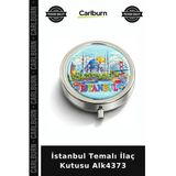 Özel Üretim Hediyelik Aksesuar Hatıra İstanbul Temalı İlaç Kutusu Alk4373