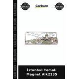 Özel Üretim Hediyelik Hatıra Dekoratif Turistik Koleksiyon İstanbul Temalı Magnet Alk2235