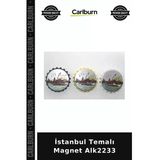 Özel Üretim Hediyelik Hatıra Turistik Dekoratif Buzdolabı Süsü İstanbul Temalı Magnet Alk2233