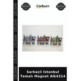 Özel Üretim Hediyelik Hatıra Turistik Dekoratif Duvar Süsü Sarkaçli İstanbul Temalı Magnet