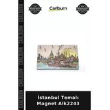 Özel Üretim Hediyelik Hatıra Turistik Dekoratif İstanbul Temalı Magnet Alk2243
