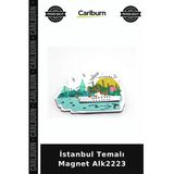 Özel Üretim Hediyelik Hatıra Turistik Dekoratif Süs Koleksiyon İstanbul Temalı Magnet Alk2223