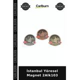 Özel Üretim Hediyelik Hatıra Turistik Koleksiyon İstanbul Yöresel Magnet 2Alk103
