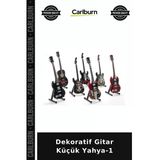 Özel Üretim Hediyelik Müzik Temalı Oda Süsü Dekoratif Gitar Küçük Yahya-1