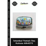 Özel Üretim Hediyelik Şık Aksesuar İstanbul Temalı İlaç Kutusu Alk4372