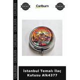 Özel Üretim Hediyelik Şık Düzenleyici İstanbul Temalı İlaç Kutusu Alk4377