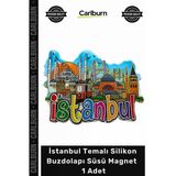 Özel Üretim Hediyelik Turistik Hatıra Şehir İstanbul Temalı Silikon Buzdolapı Süsü Magnet 1 Adet