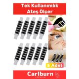 Özel Üretim Hızlı Güvenilir Şerit Bükülebilir Taşınabilir Tek Kullanımlık Ateş Ölçer - 5 Adet