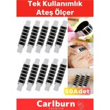 Özel Üretim Hızlı Güvenilir Şerit Bükülebilir Taşınabilir Tek Kullanımlık Ateş Ölçer - 50 Adet