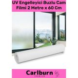 Özel Üretim İç Göstermeyen Yapışkan İz Bırakmaz UV Engelleyici Buzlu Cam Filmi 2 Metre x 60 Cm