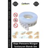 Özel Üretim Isı Toz Yalıtımı Sağlayan Sürgülü Cam Kapı Altı Kapı Pencere Rüzgar İzolasyon Bandı 5m