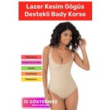 Özel Üretim İz Göstermeyen Kaymaz Şekillendirici Toparlayıcı Lazer Kesim Gögüs Destekli Bady Korse