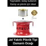 Özel Üretim Jel Yakıtlı Isıtıcı Osmanlı Ocağı Ev İş Yazlık Piknik Kamp Tipi Kolay Taşınabilir Ocak