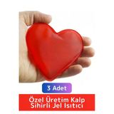 Özel Üretim Kalp Şeklinde El Isıtıcısı Kamp Gündelik Kullanım Sihirli Jel Isıtıcı Cep Sobası 3 Adet