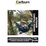 Özel Üretim Kamp Piknik Dayanıklı Çantalı Çabuk Kuruyan 200Kg Taşıma Outdoor 950G Hamak 275X140 Cm