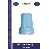 Özel Üretim Kauçuk Kaymaz Dayanıklı Ortopedik Standart Siyah Kaliteli Yedek Baston Lastiği 22 Mm