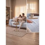 Özel Üretim Koltuk Örtüsü -%100 Buldan Kumaşı-Renk:acık Mavi - 170 x 215 cm - Açık Mavi