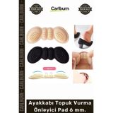 Özel Üretim Konforlu Süngerli Topuk Koruyucu Arka Yastık Ayakkabı Topuk Vurma Önleyici Pad 6 mm